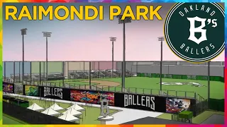 Oakland Ballers to build NEW (historic) stadium for Inaugural 2024 season