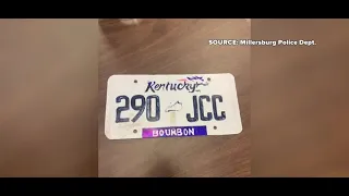 Kentucky driver uses hand-drawn license plate