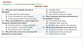 THORNDYKES BUILDERS | TEST 114 | IELTS LISTENING PRACTICE TEST | Manham Port | Nano Technology