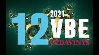 12 uždavinys | VBE 2021