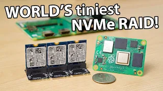 I built the world's TINIEST NVMe SSD RAID array!