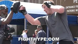 CHAEL SONNEN FULL PUBLIC WORKOUT FOR LYOTO MACHIDA SHOWDOWN AT BELLATOR 222