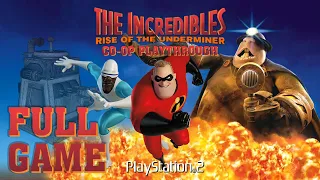 The Incredibles: Rise of the Underminer (PS2) - Full Game Co-op Playthrough - No Commentary