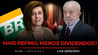 🔴 MAIS REFINO NA PETROBRAS (PETR4)? | Ibovespa cai | Braskem (BRKM5) dispara