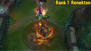 Rank 1 Renekton: No One Can Stop Him on Toplane!