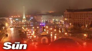 Air raid sirens in Kyiv after large explosions as Russia invades Ukraine