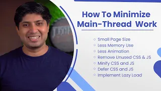 How To Minimize Main-Thread Work | Increase PageSpeed Insights Score | Core Web Vitals Tutorial