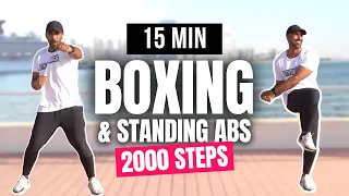 Fun Standing Boxing Abs Workout 🥊