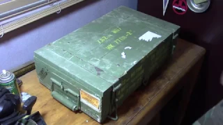 Yugoslavian surplus ammo un-crate