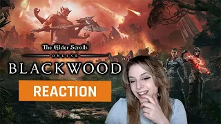 My reaction to Elder Scrolls Online Blackwood Official Cinematic Launch Trailer | GAMEDAME REACTS