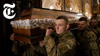 A Ukrainian Soldier Is Laid to Rest | Russia-Ukraine War