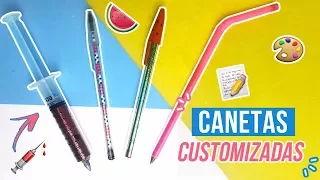 DIY: CANETAS PERSONALIZADAS | Material Escolar