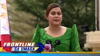 VP-elect Sara Duterte nanguna sa flag raising ceremony sa Davao City