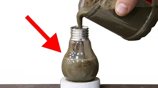 Don't throw away your old light bulb!!! POUR BEATON INTO IT AND...