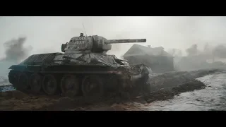 Т-34  Танковый бой.Часть-2. Т-34-76 VS Войска вермахта