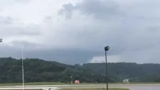 Grumman EA-6B Prowler Low Flyby - Yeager Airport