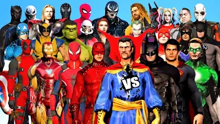 THE AVENGERS MARVEL COMICS VS JUSTICE LEAGUE DC COMICS  MULTIVERSE | EPIC BATTLE (part I)