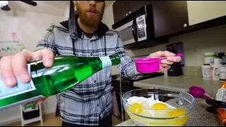 BAKING A CAKE BLINDFOLDED!