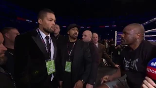 David Haye - Dereck Chisora and Joe Joyce confrontation on Sky Sports