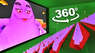 360 Grimace Shake in 360° at 3 AM in CINEMA HALL | VR 360° Experience