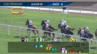 Gulfstream Park Carrera 4 - 3 de febrero  2019