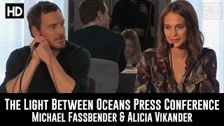 The Light Between Oceans Press Conference in Full (Michael Fassbender & Alicia Vikander)