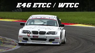 BMW E46 320i ETCC / WTCC | Straight-6 sounds, Flybys & Downshifts