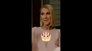 Céline Dion is singing Happy Birthday to you