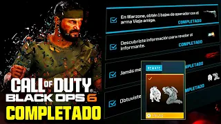 COMO COMPLETAR los DESAFIOS de BLACK OPS 6  en WARZONE REMATE FINAL de WOODS desafío completado