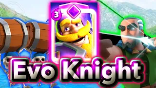 Evo Knight is broken(part2) with magic archer Wb deck😉-Clash Royale