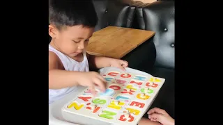 Alphabet Puzzle | 19 months old