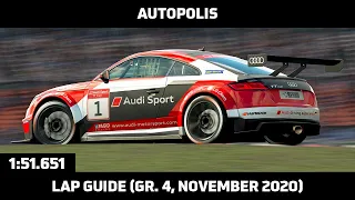 Gran Turismo Sport - Daily Race Lap Guide - Autopolis - Audi TT Cup Gr. 4