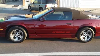 1988 IROC-Z Convertible, G92, 5 Speed