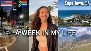 AMERICAN IN SOUTH AFRICA VLOG: A WEEK IN MY LIFE (long street at night, table mountain, photoshoots)
