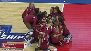 Stanford v Minnesota, 2016 NCAA Women's Volleyball Semifinal Match