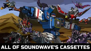 ALL OF SOUNDWAVES CASSETTE MINIONS THROUGHOUT THE YEARS (EXPLAINED) -Transformers 2021