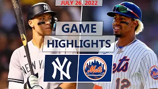 New York Yankees vs. New York Mets Highlights | July 26, 2022 (Montgomery vs. Walker)