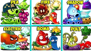 Random 6 Team Plants BOMB & MINT Battlez - Who Will Win? - PvZ 2 Team Plant vs Team Plant