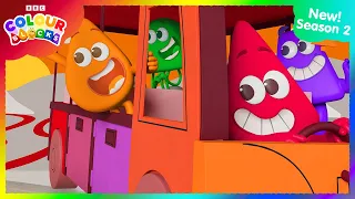 Red's Recolouring Tour | FULL EPISODE - S2 E13 | Kids Learn Colours | Colourblocks