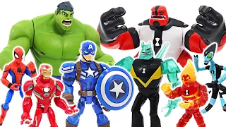 Avengers go! Defeat the Constantly and drastically changing Ben 10! | DuDuPopTOY