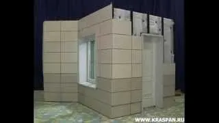 Монтаж вентилируемых фасадов Краспан часть 5 (Керамогранитные плиты)