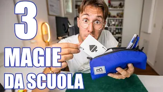 3 MAGIE DA FARE A SCUOLA (Tutorial)