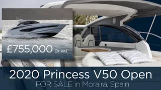 Princess Yacht V50 Open 'Shakira' (For Sale in Moraira, Spain)