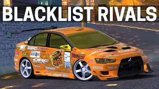 NFS Most Wanted: All Blacklist Race Entrances