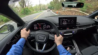 2024 Audi S5 3.0T Sportback Premium Plus - POV Test Drive | 0-60