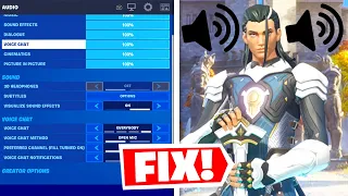 HOW TO FIX GAME CHAT AUDIO IN FORTNITE CHAPTER 5! (Voice Chat Not Working)