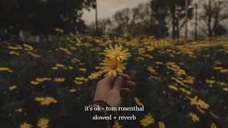 it's ok - tom rosenthal (slowed + reverb)