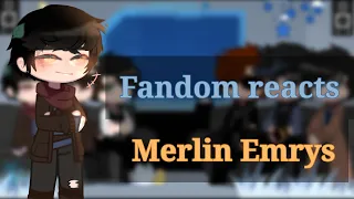 Fandoms react •Merlin Emrys• [BBC Merlin] (⚠️Spoiler⚠️) [3/6] (copyright videos)