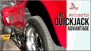 QuickJack Lifting my C3 Corvette