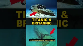 〽️POR QUE A PROA DO BRITANNIC E DO TITANIC QUEBRARAM? #Shorts